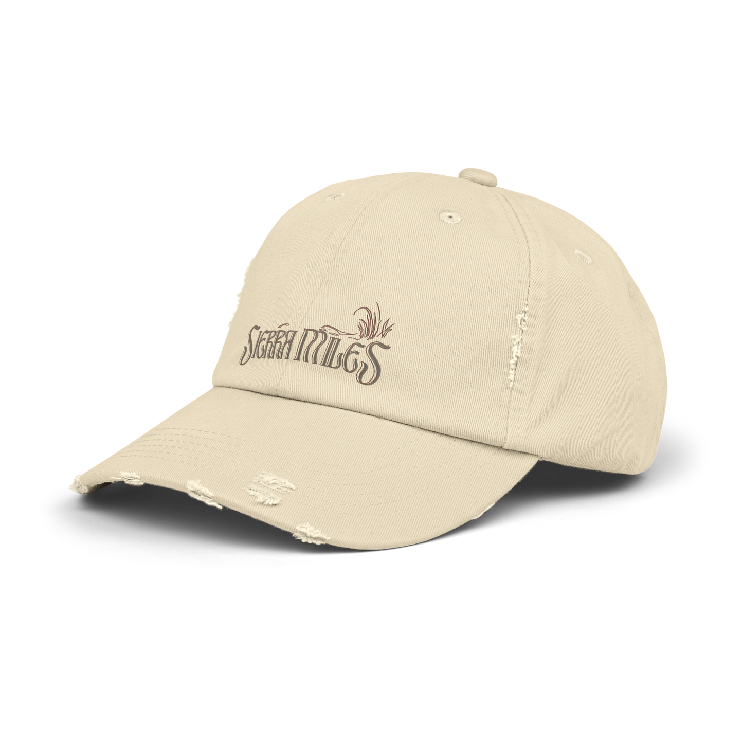 Distressed Sierra Miles Hat in Stone