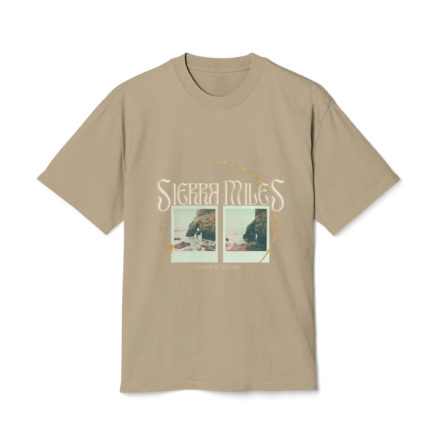 Lead Me To An Oasis Heavy Faded Tee