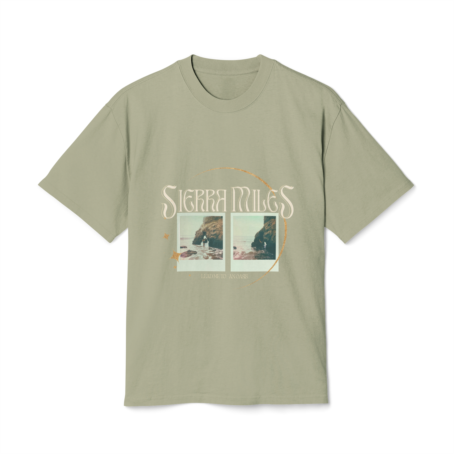 Lead Me To An Oasis Heavy Faded Tee