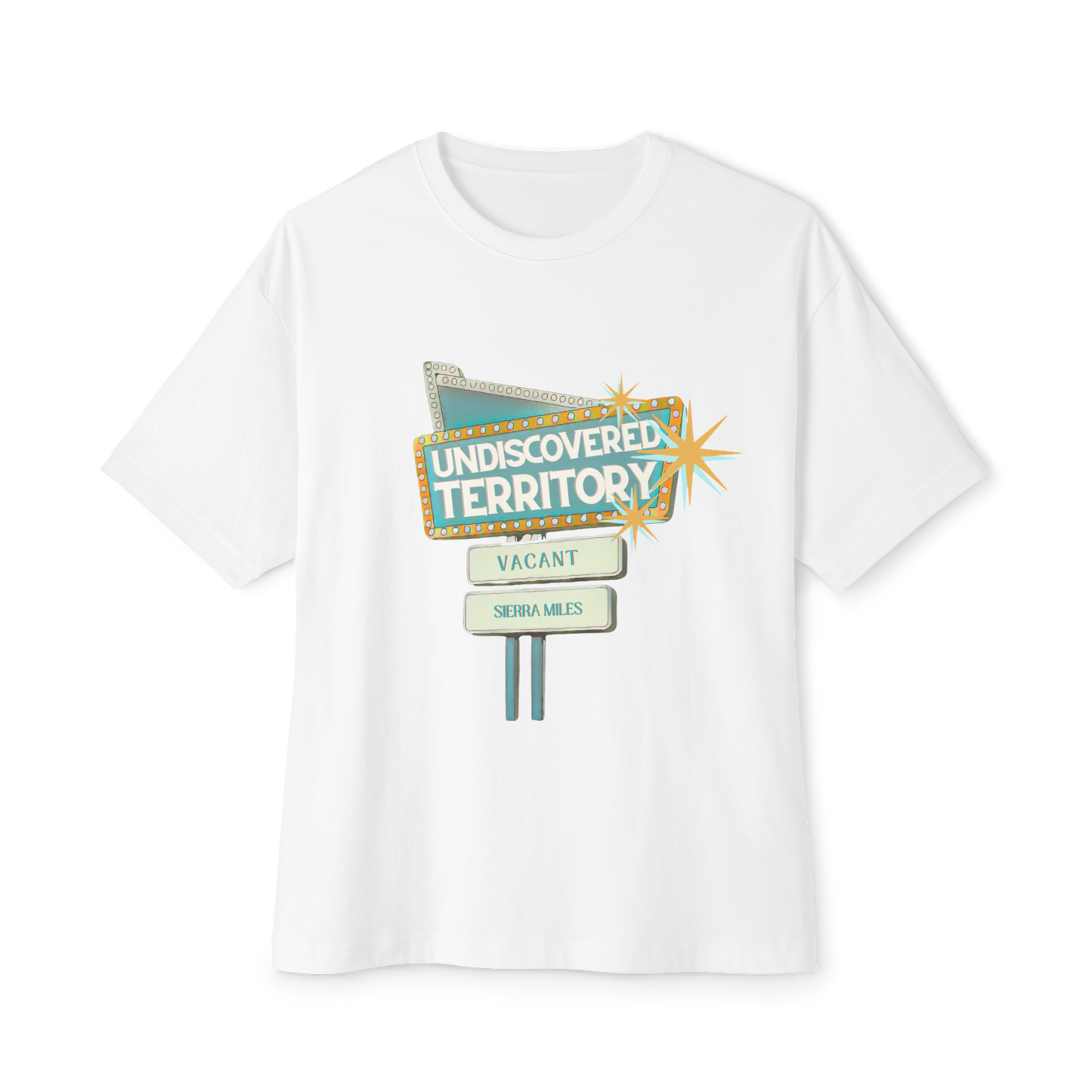the wEst "Undiscovered Territory" Oversized Boxy Tee