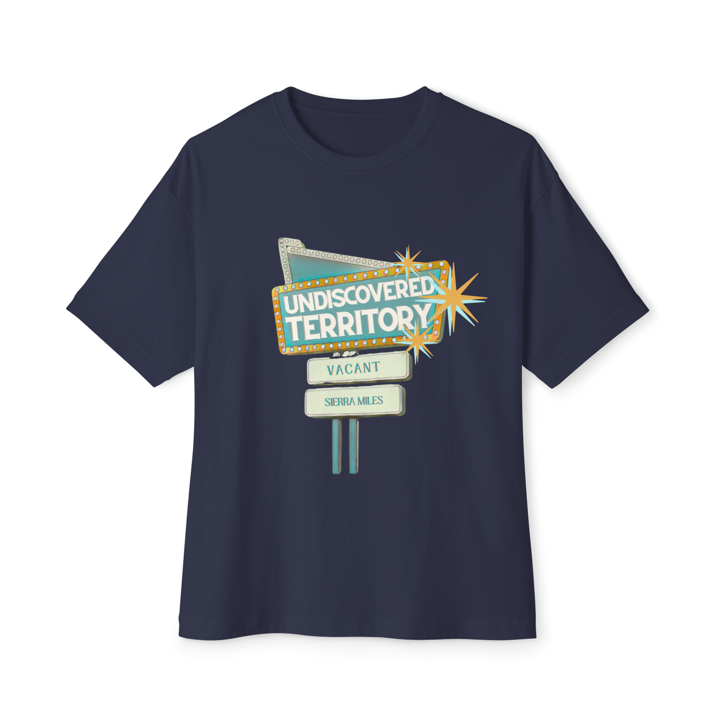 the wEst "Undiscovered Territory" Oversized Boxy Tee