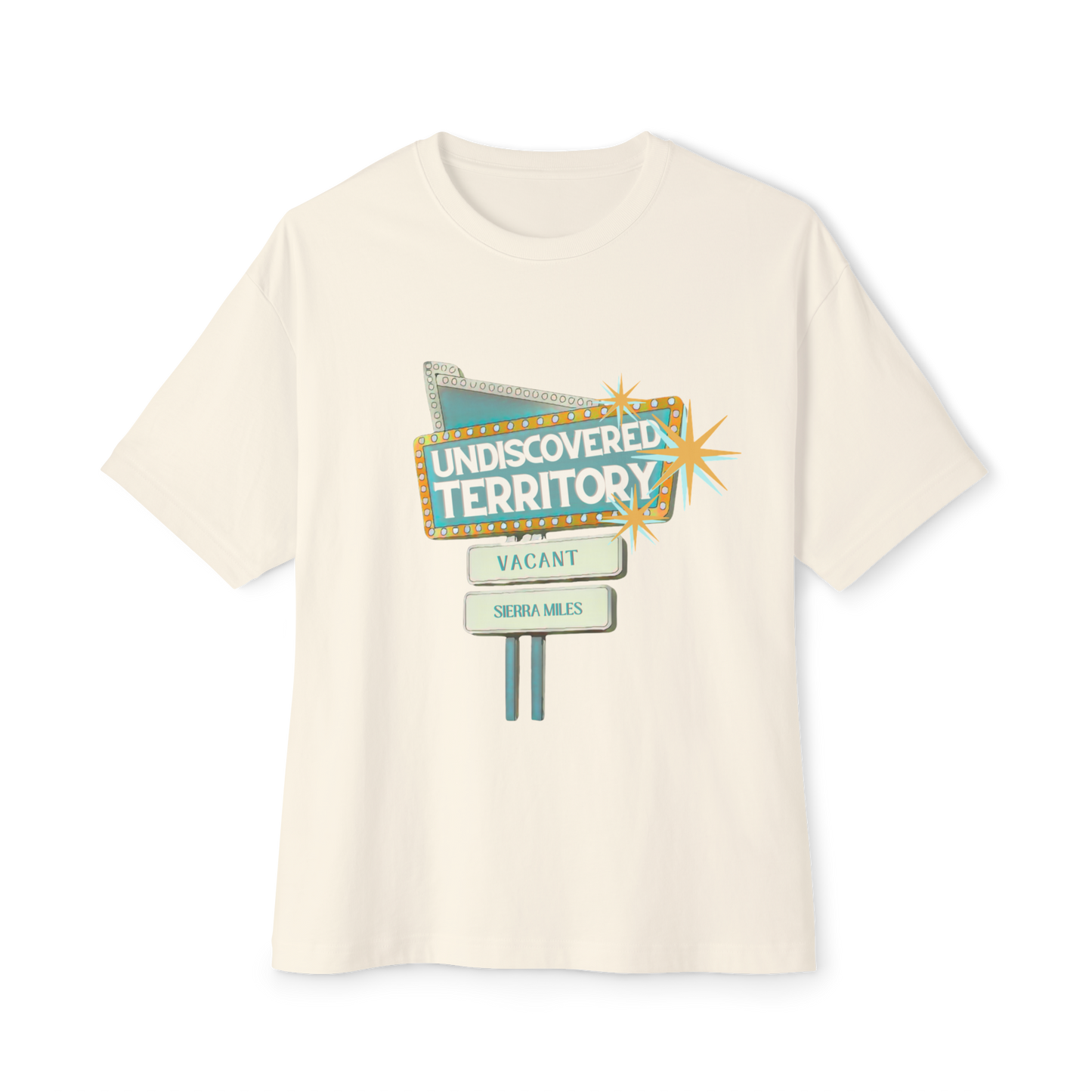 the wEst "Undiscovered Territory" Oversized Boxy Tee