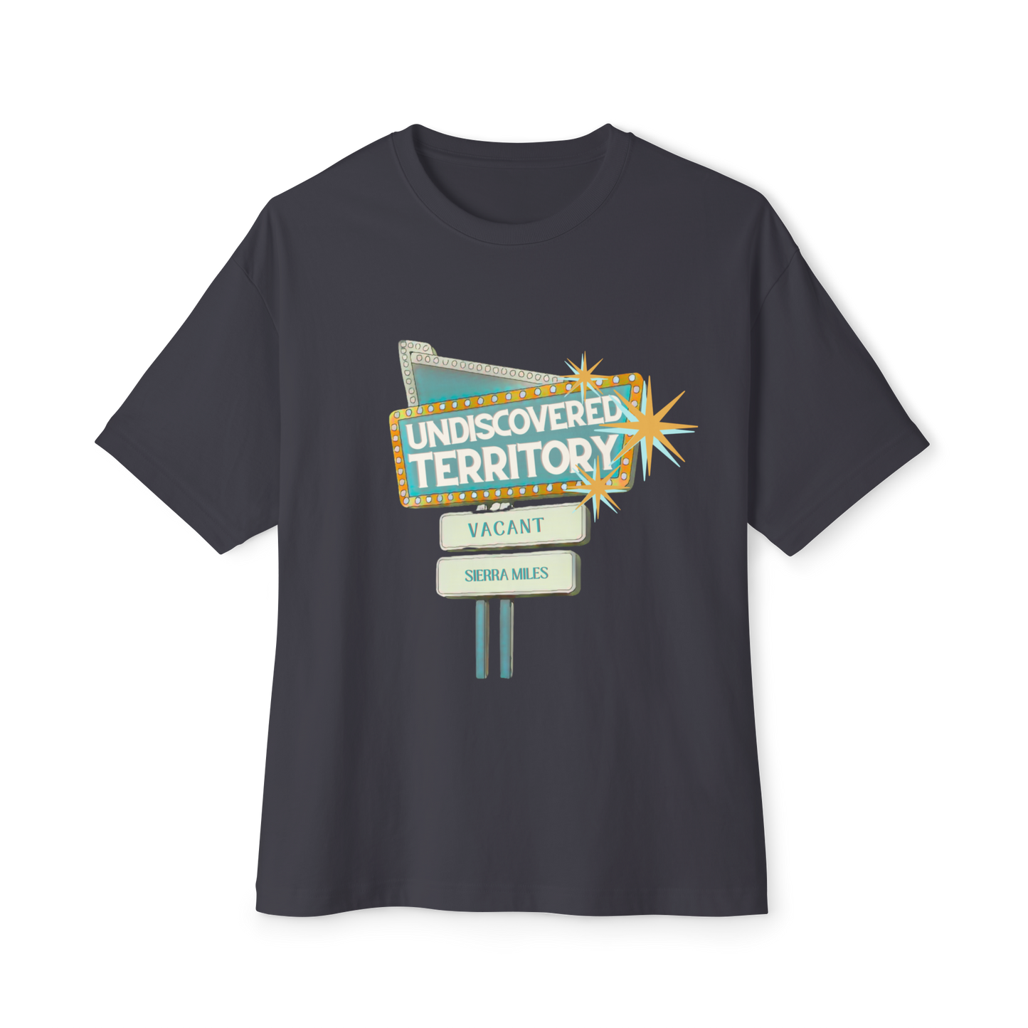 the wEst "Undiscovered Territory" Oversized Boxy Tee