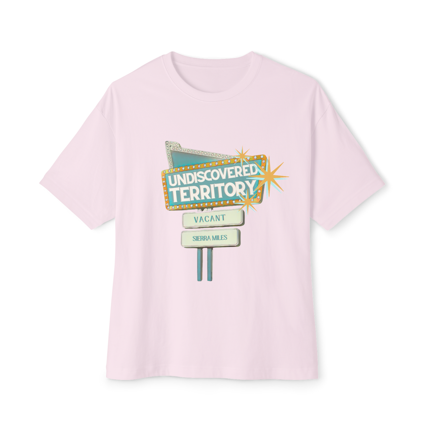 the wEst "Undiscovered Territory" Oversized Boxy Tee