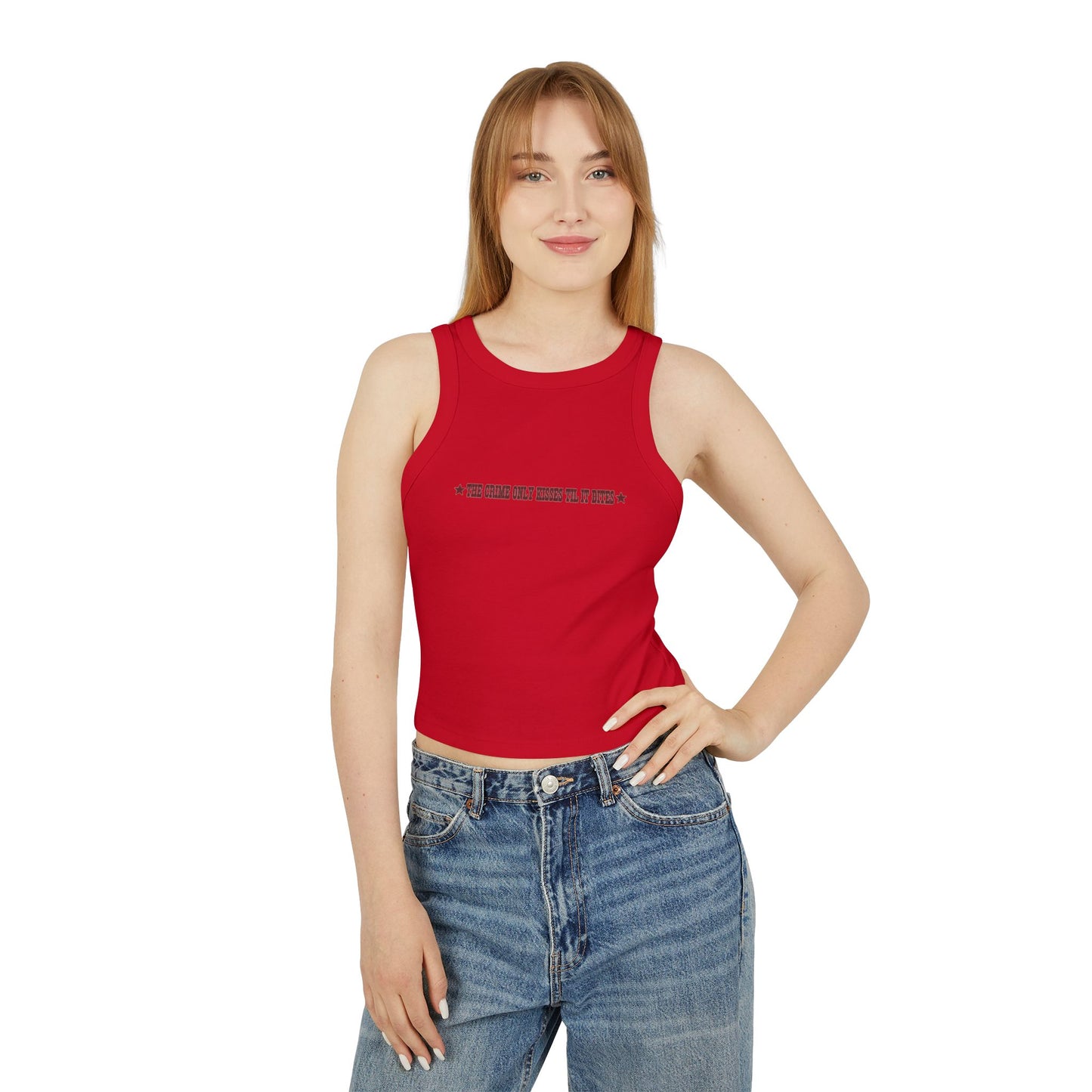 Now I Only Bite - Women's Micro Rib Racer Tank Top