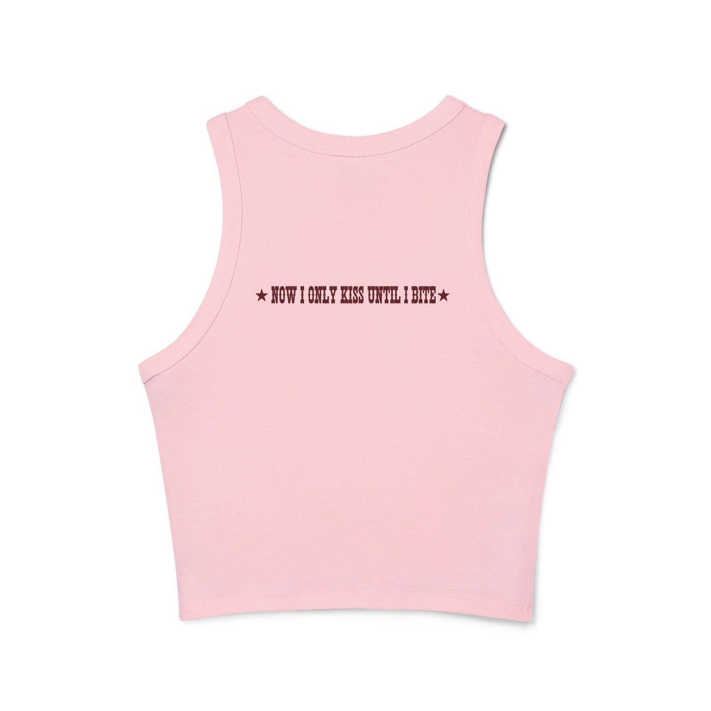 Now I Only Bite - Women's Micro Rib Racer Tank Top