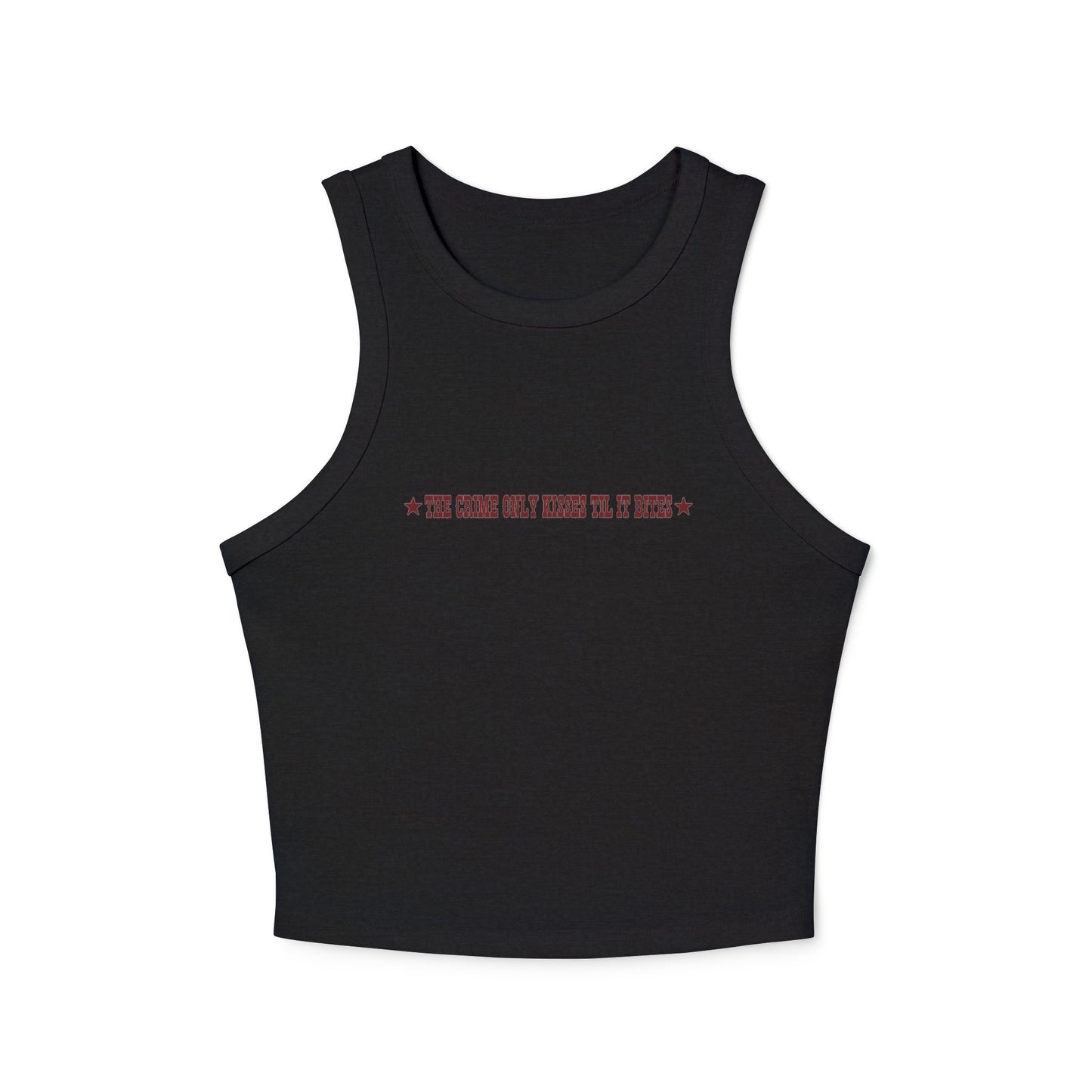 Now I Only Bite - Women's Micro Rib Racer Tank Top