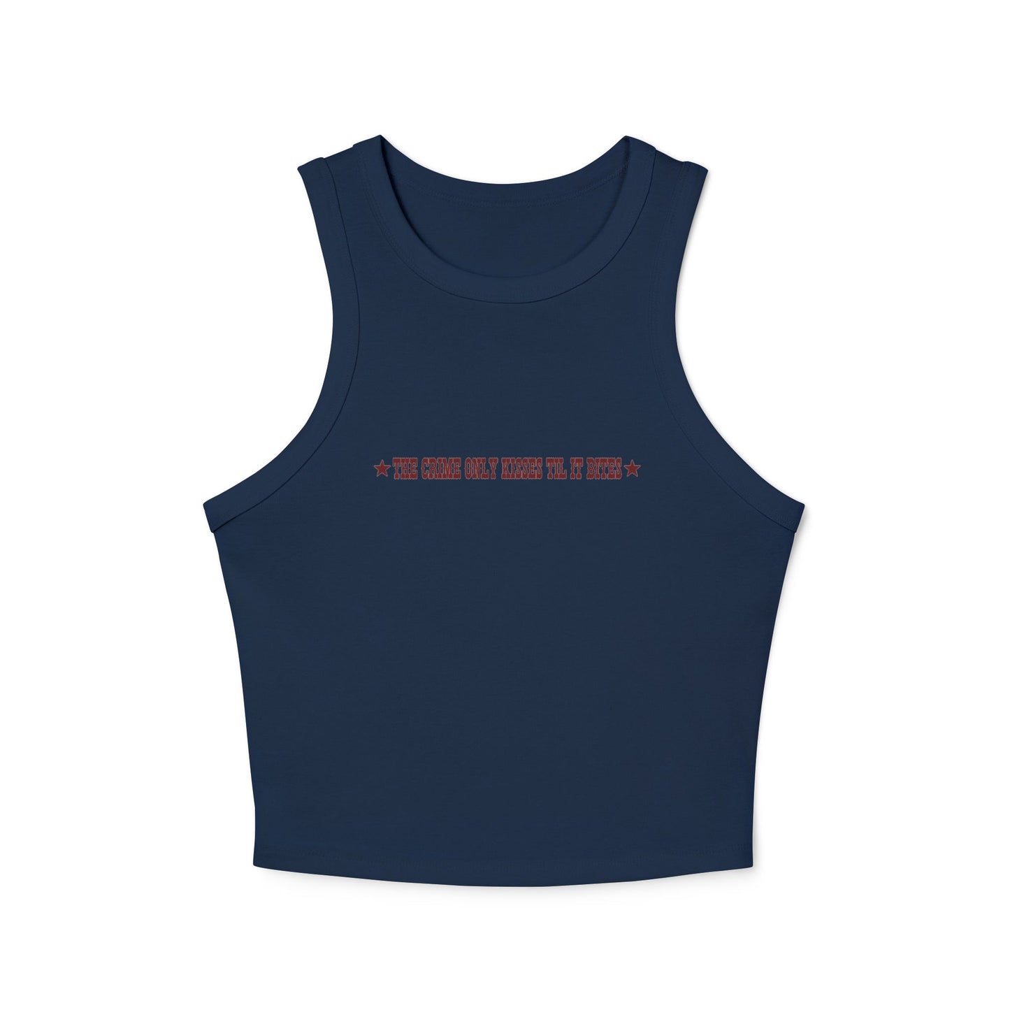Now I Only Bite - Women's Micro Rib Racer Tank Top