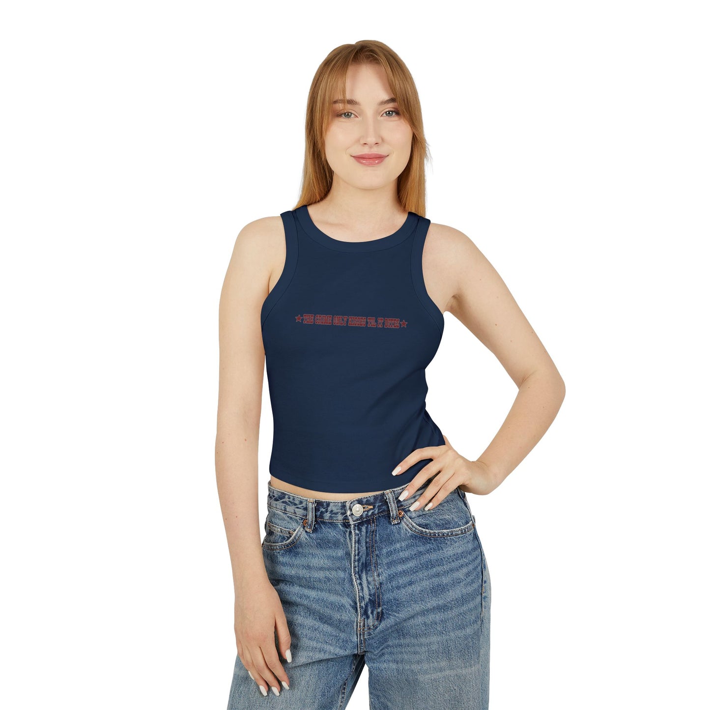 Now I Only Bite - Women's Micro Rib Racer Tank Top