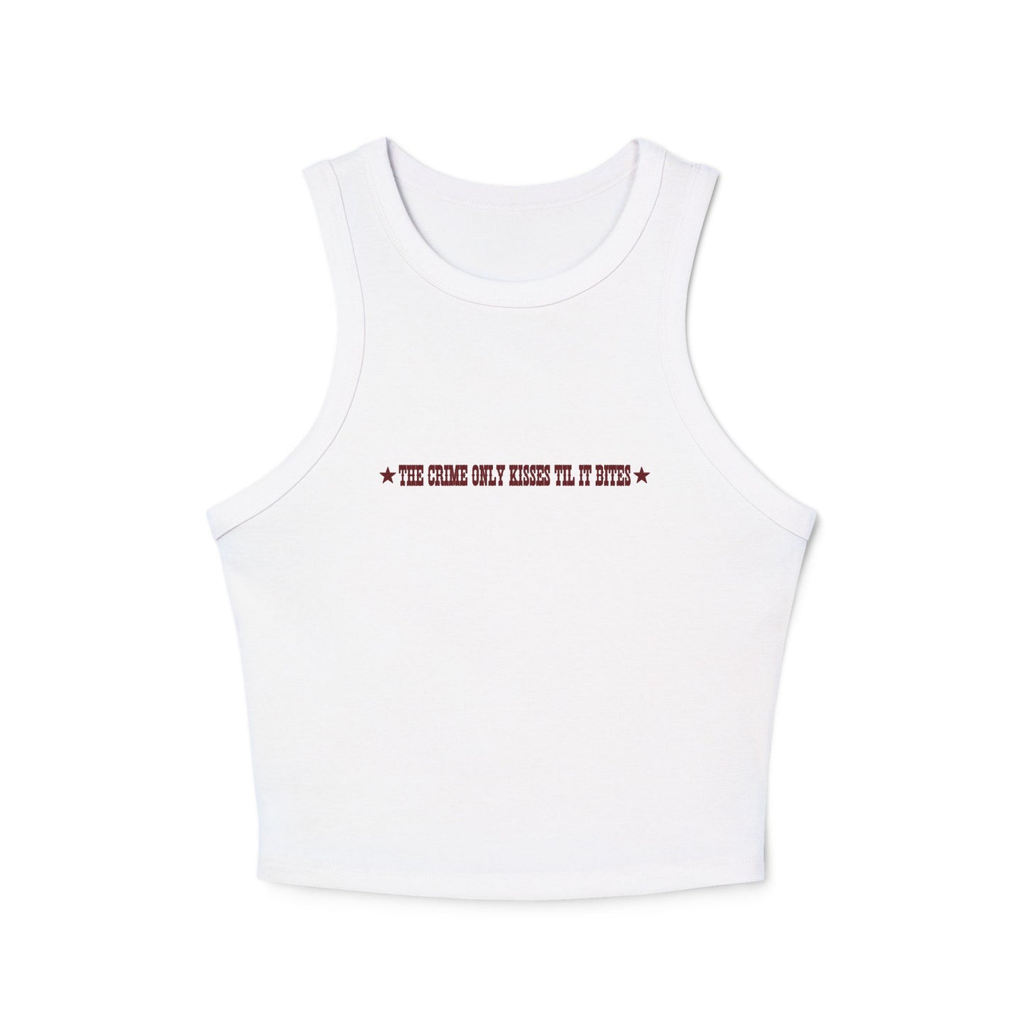 Now I Only Bite - Women's Micro Rib Racer Tank Top