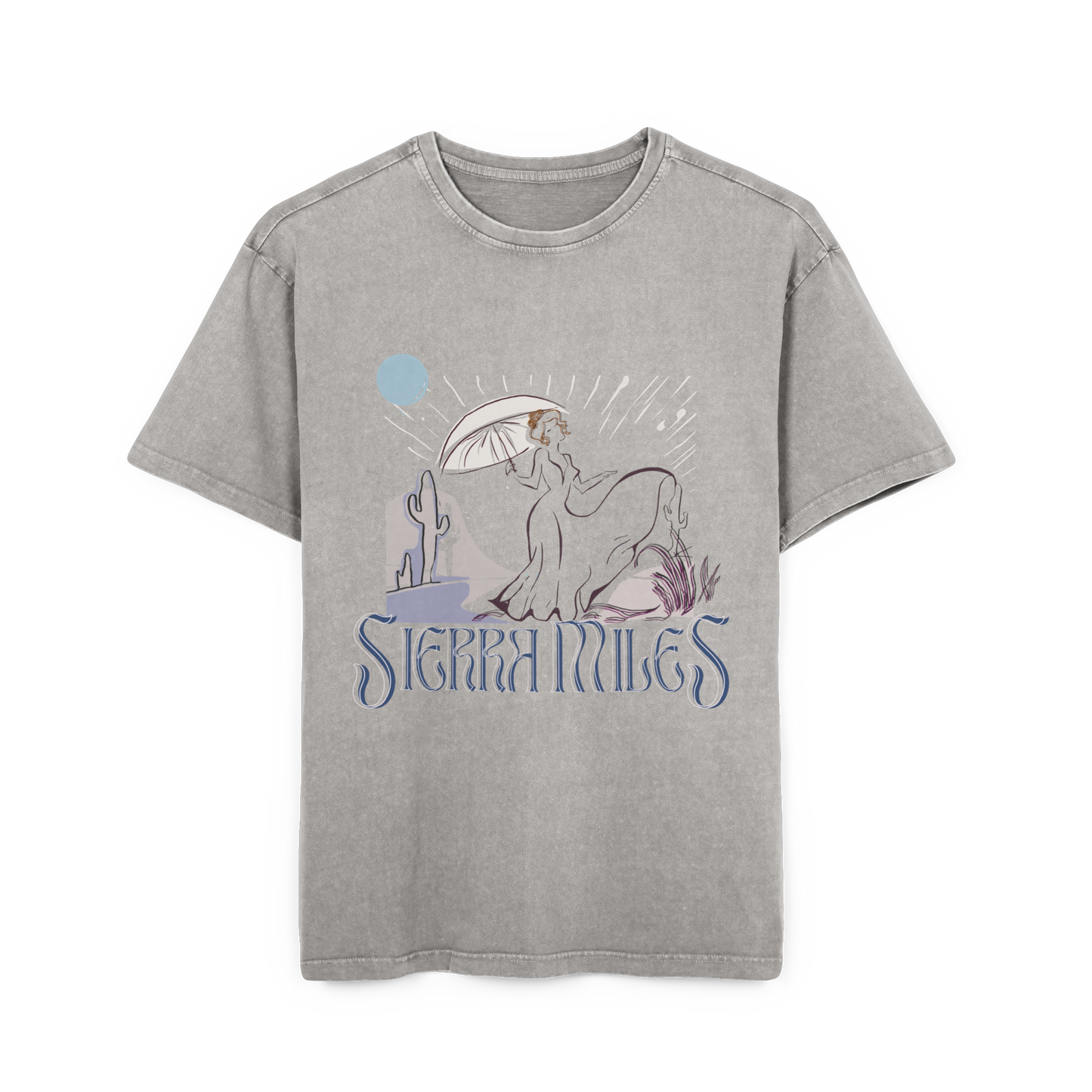 Desert Rain Acid Washed Heavy Oversize Tee