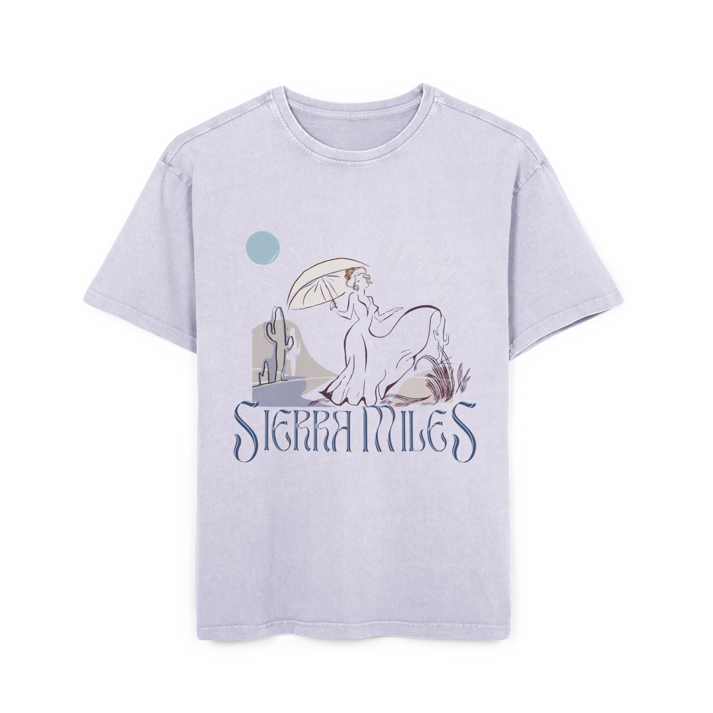Desert Rain Acid Washed Heavy Oversize Tee