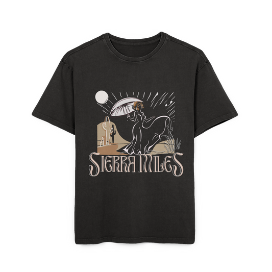 Desert Rain Acid Washed Heavy Oversize Tee