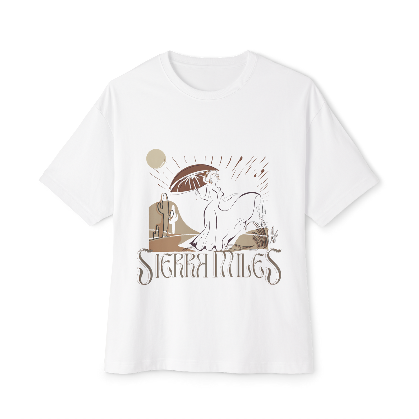 Desert Rain Oversized Boxy Tee