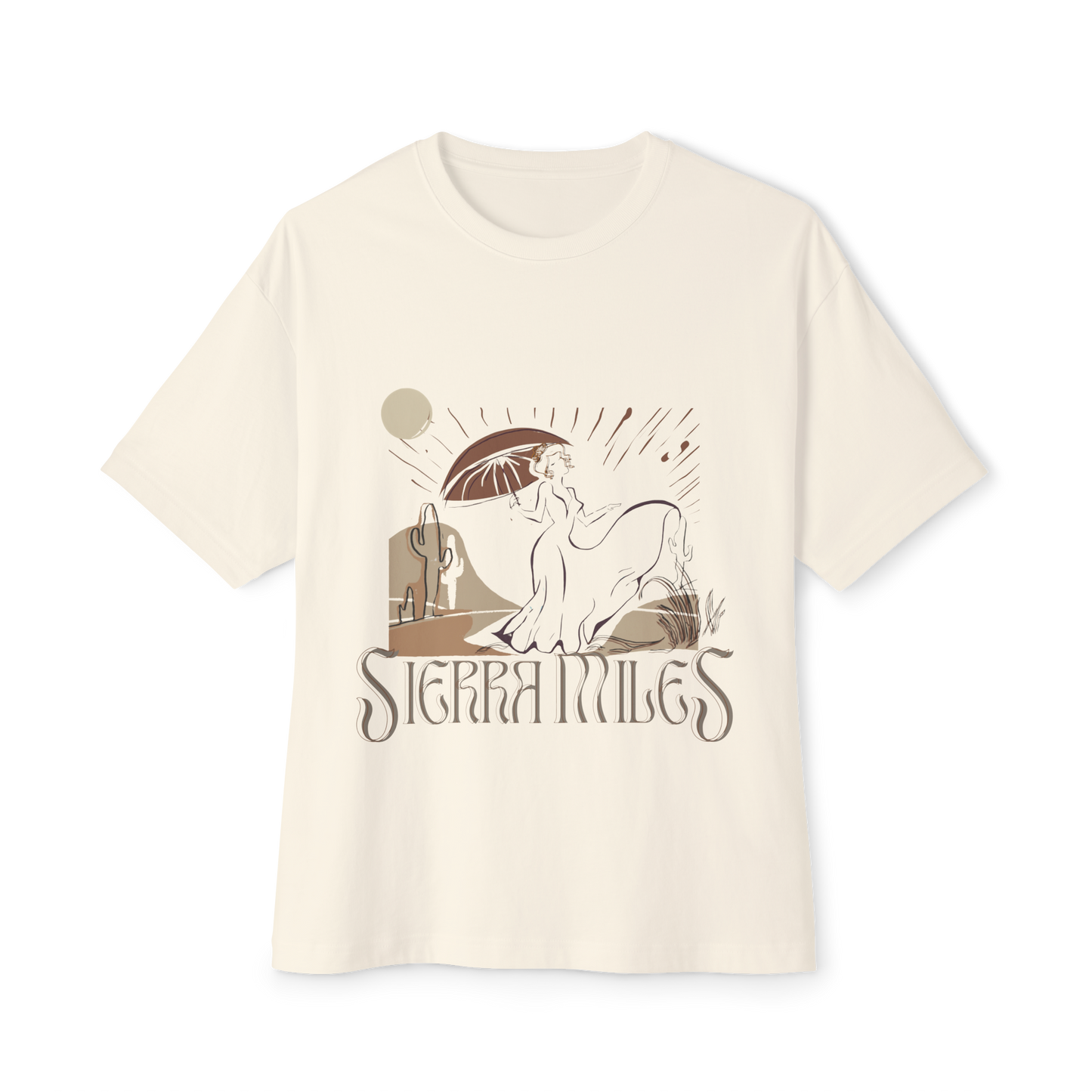 Desert Rain Oversized Boxy Tee