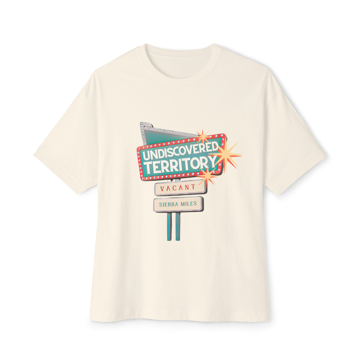 the wEst "Undiscovered Territory" Oversized Boxy Tee