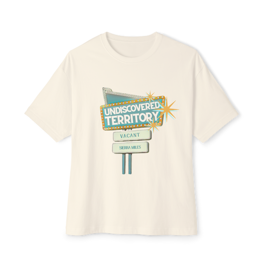the wEst "Undiscovered Territory" Oversized Boxy Tee