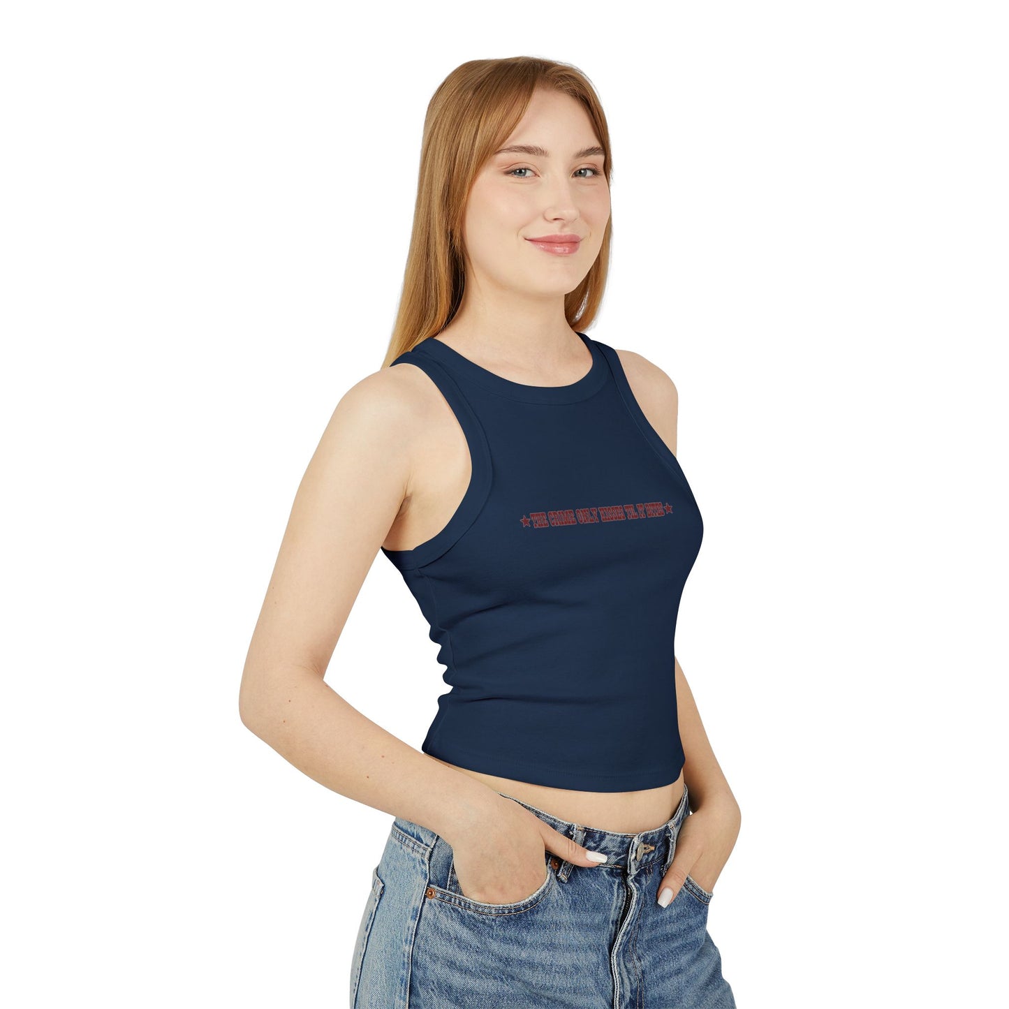 Now I Only Bite - Women's Micro Rib Racer Tank Top