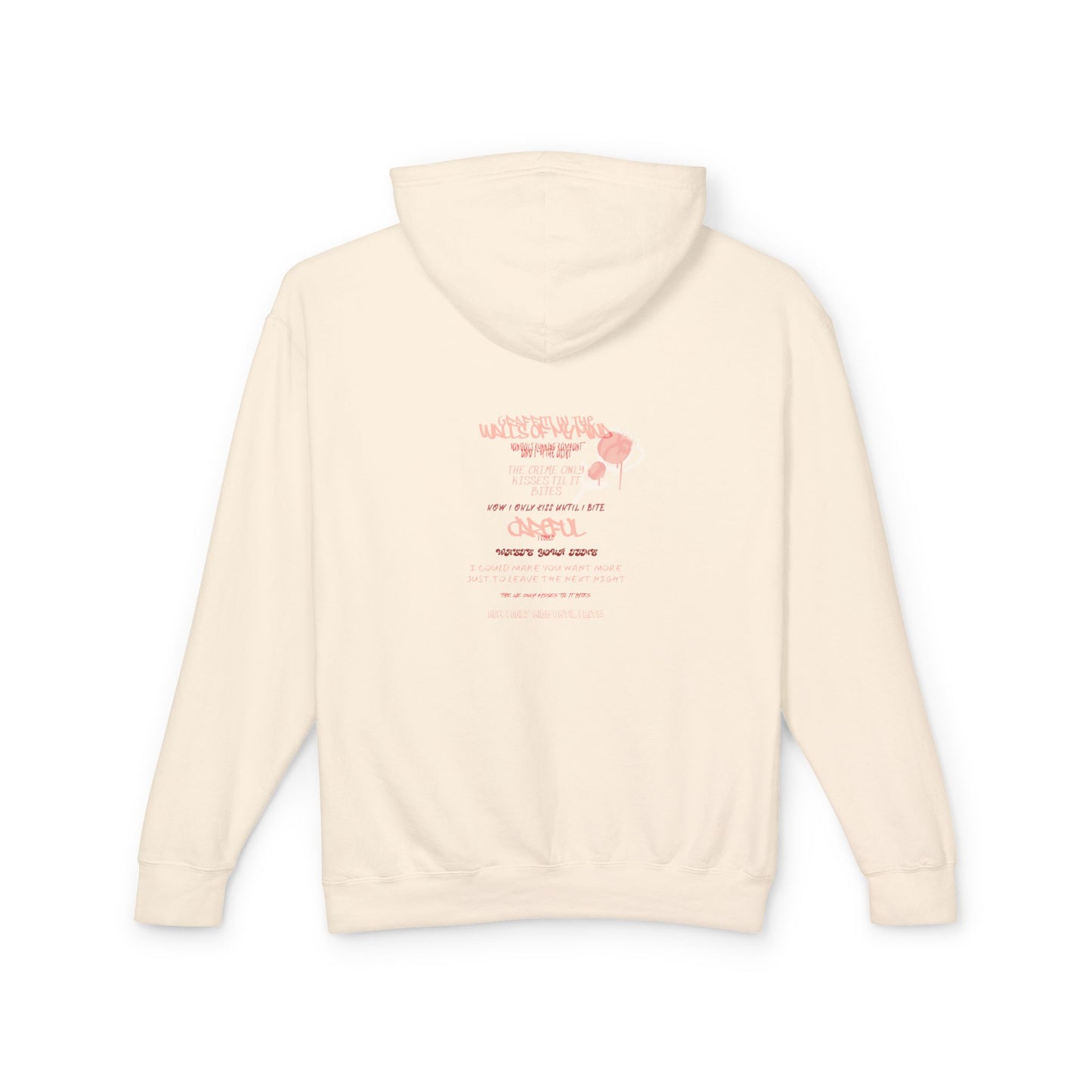 Bites Graffiti Unisex Lightweight Hooded Sweatshirt