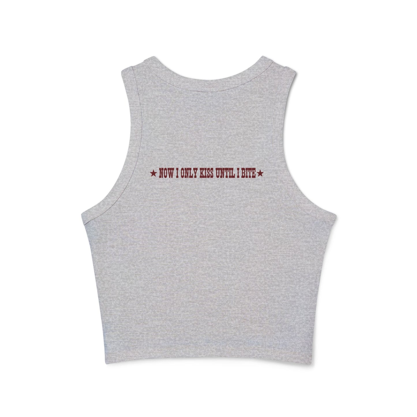 Now I Only Bite - Women's Micro Rib Racer Tank Top