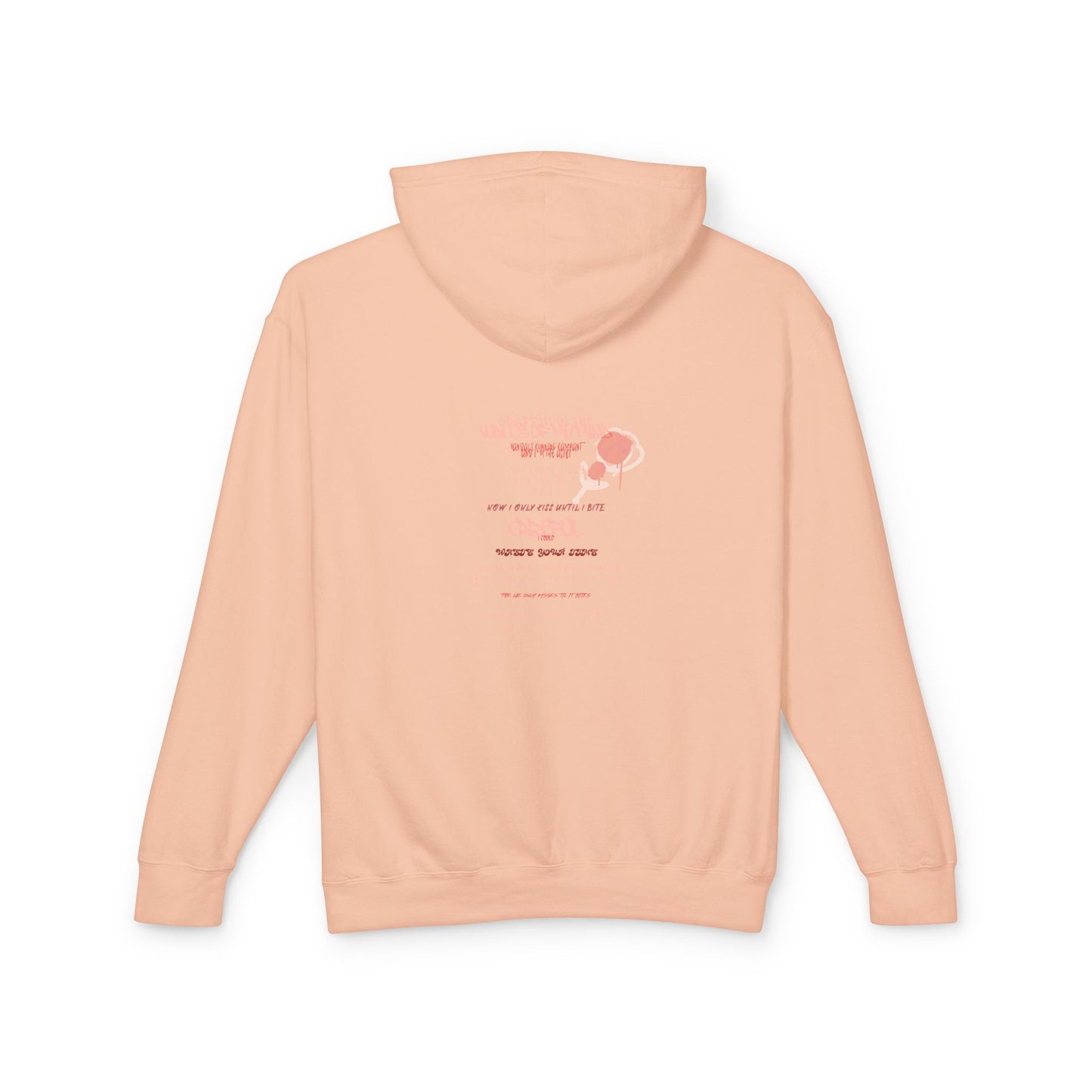 Bites Graffiti Unisex Lightweight Hooded Sweatshirt