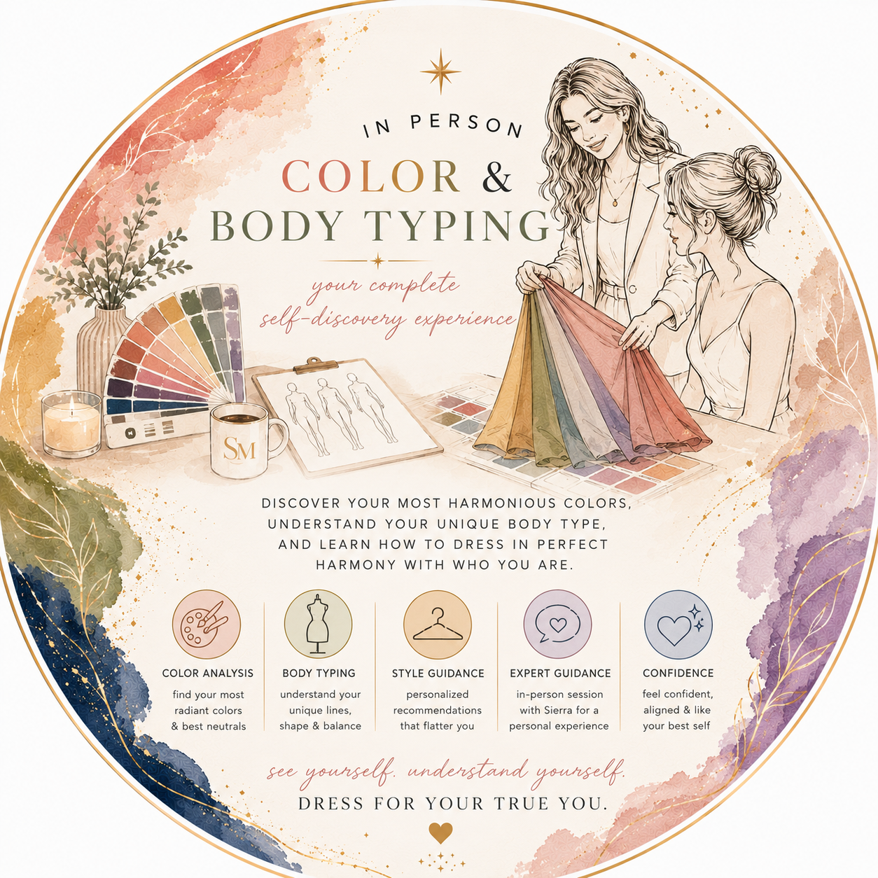 In-Person Color Analysis & Body Typing (San Diego)