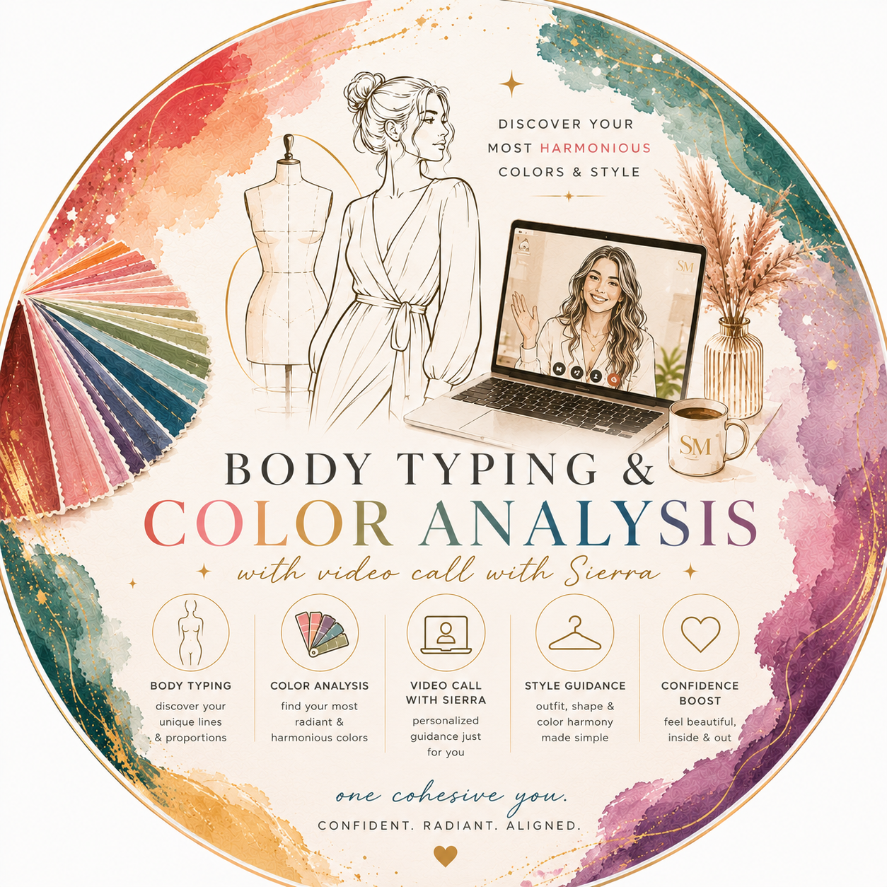 Virtual Color Analysis & Body Typing with Video Call Walkthrough